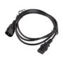 Lanberg CA-C13E-10CC-0018-BK Cable de alimentación C13 a C14 1,8m Negro
